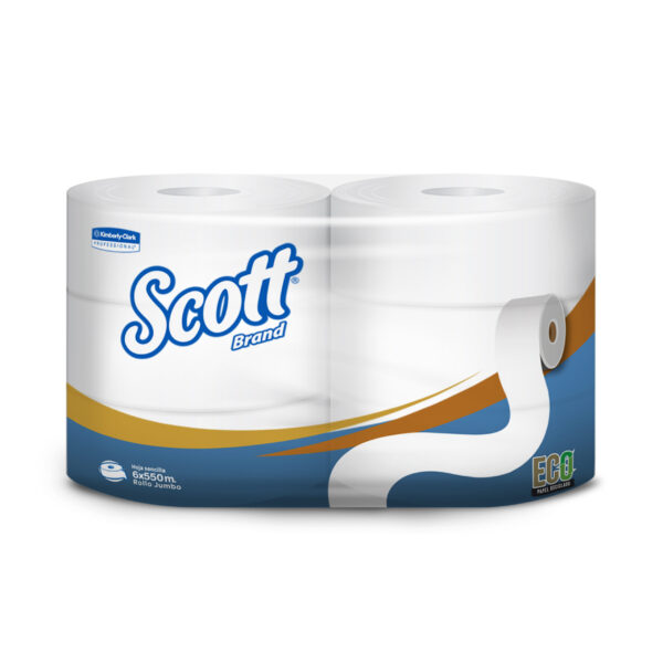Papel Higiénico Scott 1P JRT 1x6x550m Código 30227915 / Marca Kimberly Clark