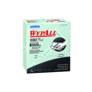 Paño Wypall X-80 Verde Plus 1x10x30 Código 30243106 / Marca Kimberly Clark