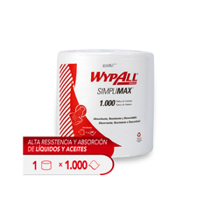 Paño Wypall X-50 blanco Jumbo Roll x 1000 Unid Código 30229202 / Marca Kimberly Clark
