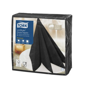 Tork Premium Servilleta Linstyle Negra 12x50 Código SE70034 / Marca Tork