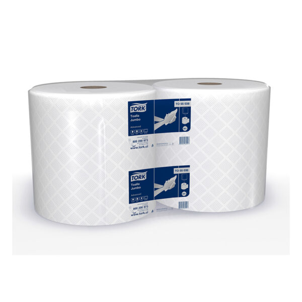 Tork Advanced Toalla Jumbo Hoja Simple 2x310 Metros Código TO55038 / Marca Tork
