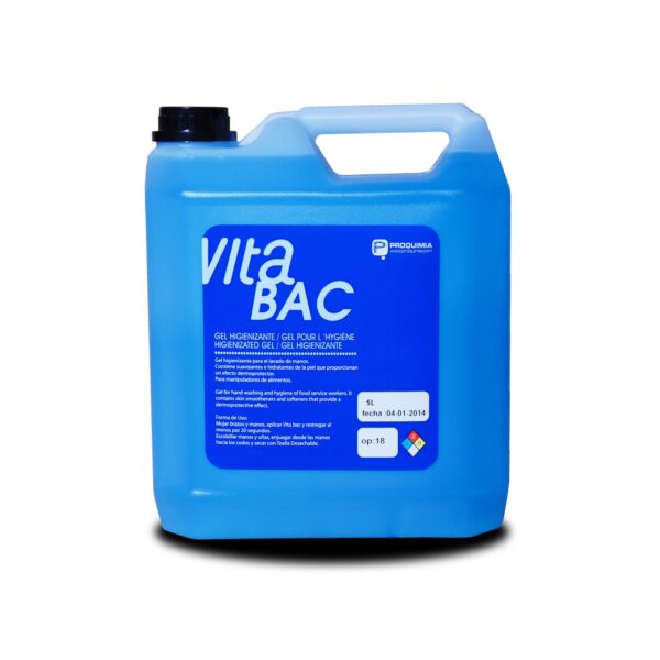 Vita Bac Jabón Higienizante Base Amonios Cuaternarios Caja 2x5 Lt Código 4024150CL / Marca Proquimia