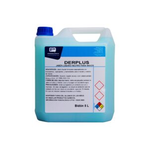 Derplus Jabón Cosmético Perlado Aroma Floral Caja 2x5 Lt Código 8501449CL / Marca Proquimia