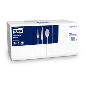 Tork Advanced Servilleta Mesa Acolchada 12x200 30x30cm Código SE70054 / Marca Tork
