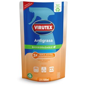 Virutex Antigrasa Doypack 500 ml – limpiador potente para eliminar grasa en superficies de cocina