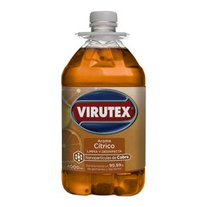 Limpiador Líquido Desinfectante Cítrico 4000ml Código 1101664/ Marca Virutex